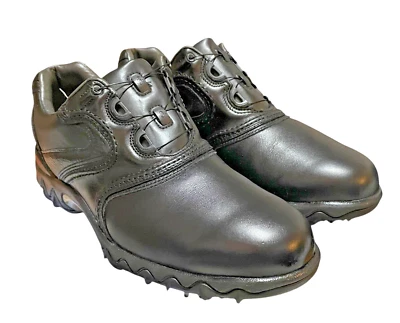 Zapatos de golf FootJoy Contour Series para hombre 8,5 M negros BOA cuero de encaje 54081 Foto 1 de 4