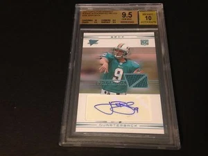 Parche de camiseta John Beck 2007 Topps Performance Relics novato automático BGS 9,5 - Imagen 1 de 1