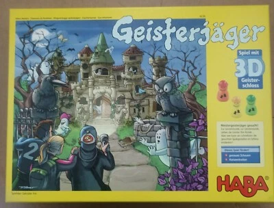 Geisterjäger Spiel mit 3D Geisterschloss Haba komplett mit Anleitung    S - Bild 1 von 4