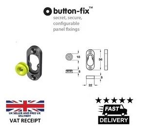 Button Fix Typ 1 bündige Halterung Markerführung Kit Verbinden paralleler Paneele  - Bild 1 von 20