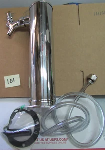 Micro Matic 406-053A Column Draft Beer Tower Countertop 3" Diameter - Picture 1 of 5