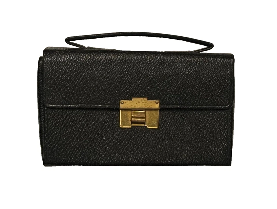 Preciosa funda de cuero original para binoculares Leitz Oberon Foto 1 de 4