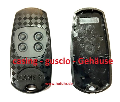 Gehäuse für CAME 4-Kanal Handsender T434 EE, TOP 434 EE, Fernbedienung, schwarz - Bild 1 von 4