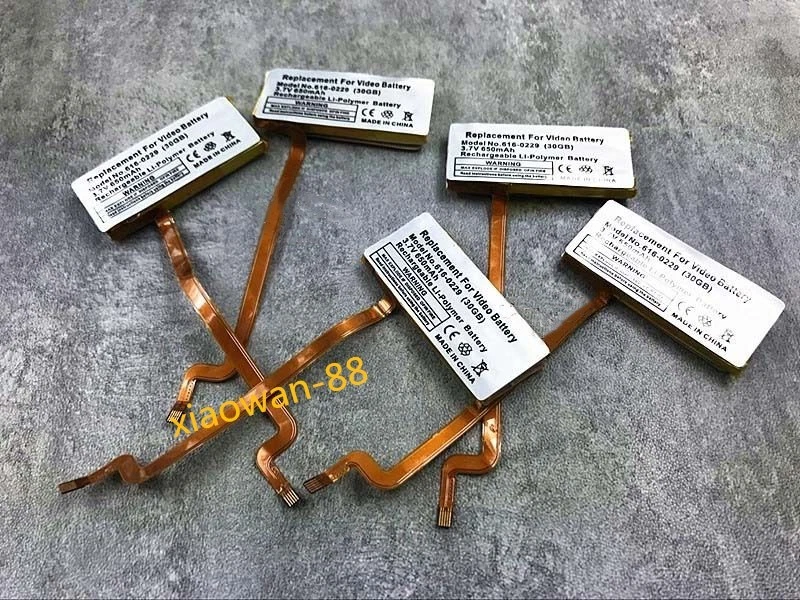 5pcs 650mAh Batería Interna Li-ion Repuesto para iPod 6ta Gen Clásico 80gb Foto 1 de 1