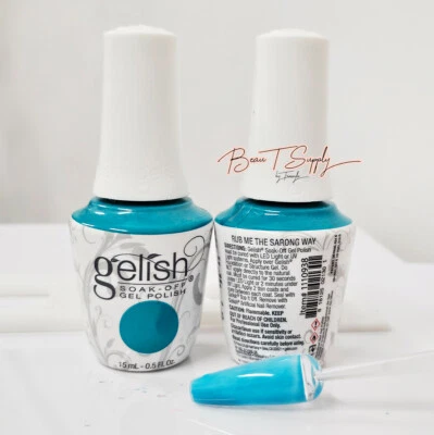 Gelish Soak-Off Gel Esmalte 0.5oz/ea BOTELLA NUEVA - Nuevo Actualizado Best Seller Foto 1 de 2