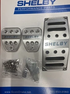 Shelby Pedal Covers 2005-2019 Manual Transmission Shelby Licensed - Picture 1 of 5