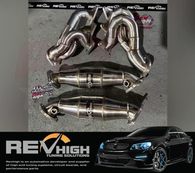 REVHIGH HEADERS EXTRACTORS PH5080 For HOLDEN COMMODORE VE V6 3.6LT ALLOYTEC PACE - Image 1 of 4