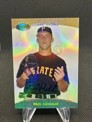 2004 Bowmans Best Paul Maholm BB-PM Primeiro Ano Auto Pittsburg Pirates - Imagem 1 de 3
