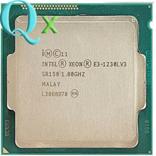 Intel Xeon E3-1230L V3 LGA 1150 CPU Processor 1.8GHz SR158 25W 4C/8T 8M Cache - Image 1 of 1