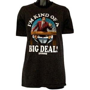 Anchorman The Legend of Ron Burgundy Movie Kind of a Big Deal Mens Size XL Shirt - Picture 1 of 6