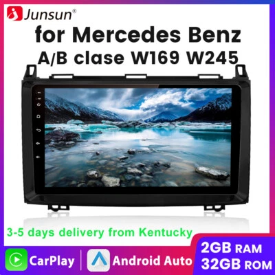 For Mercedes-Benz A/B Class W169 W245 Android13 2+32G Carplay Car Radio GPS Navi - Image 1 of 4