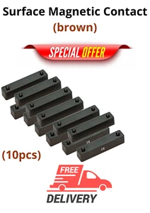 Sensor Magnético Puerta Ventana Contacto Marrón Montaje Superficial 10 piezas - Imagen 1 de 1