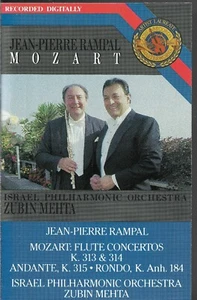 Mozart Flute Concertos * by Israel Philharmonic (Cassette W/ Insert, 1989, CBS) - Picture 1 of 4