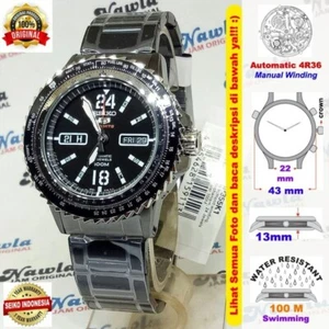 Brandneu Seiko 5 Sports SRP355K1 Automatik Flightmaster schwarz IP Fliegeruhr - Bild 1 von 5