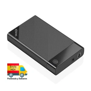 CARCASA CAJA DISCO DURO HDD de 3.5" SATA I/II/III USB 2.0 LED BOTON ENVIO HOY - Imagen 1 de 4