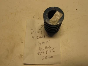NUEVO 2 PIEZAS DANLY 9-2408-21 RESORTE AZUL 1-1/2x 2" 974 LB/IN 3/4 AGUJEROS .78 DISP A0883 - Imagen 1 de 2