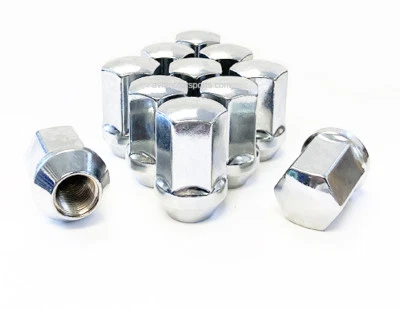 20 PCS 02-11 DODGE RAM 1500 CHROME OEM SOLID TYPE 9/16 WHEEL LUG NUTS STOCK RIMS - Image 1 of 3