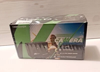 DB Power 4k action cam wifi 12mp waterproof sport camera wide view angle Lense - Image 1 of 2