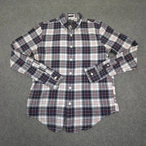 Abercrombie & Fitch Shirt Mens SMALL Black Plaid Slim Button up flannel Size S - Picture 1 of 9
