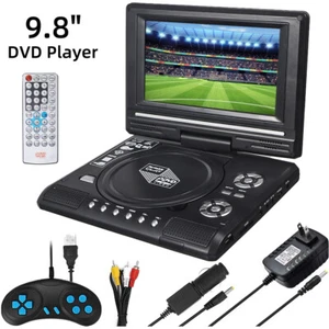 NEW Portable DVD Player HD CD TV Player 270° LCD Widescreen Card Reader Player - Picture 1 of 15