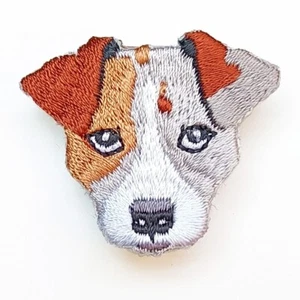 Brooch Pin Embroidery Lifelike Jack Russell Terrier Dog Children Light Weight - Picture 1 of 3