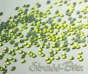 Hotfix 2Cut Strasssteine SS10 Lt.PERIDOT 500 - 70000 Menge wählbar Hellgrün - Bild 1 von 27