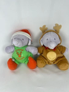 2 x Cuidado Madre Humphreys Esquina Navidad Reno Suave Peluche Juguete Humphrey's - Imagen 1 de 8