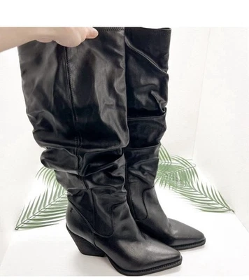 Botas holgadas de tacón negro Zodiac para mujer talla 10 M usadas en excelente estado de moda Foto 1 de 4