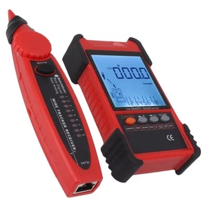 ET616 Network Cable Tester Multimeter Multifunctional Line Finder With LCD HEN - Afbeelding 1 van 23