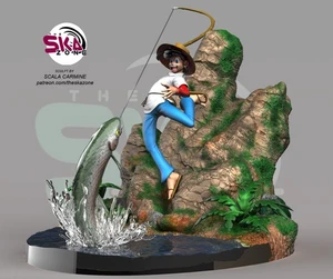 Sampei resin SANPEI Mihira Tsurikichi new fan art - Picture 1 of 7