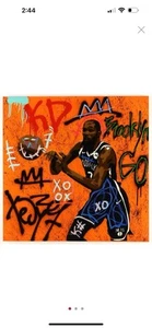 Kevin Durant 30x30 Original Painting on Canvas Tadas Zaicikas| TedyZet (Zaicikas - Bild 1 von 3
