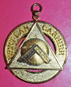 West Lancashire Vergangenheit Provinz Grand Sojourner Kapitel Kragen Juwel Freimaurer - Bild 1 von 2