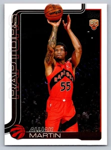 2025 Topps Basketball #240 Alijah Martin Rookie Card RC – Toronto Raptors - Picture 1 of 2