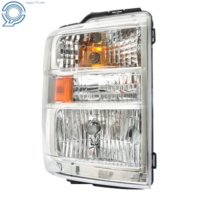 Headlight For Ford E150 E250 E250 E350 2008-2014 Halogen Headlamp Chrome Housing — 第 1/4 张图片