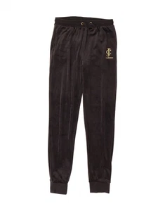 JUICY COUTURE Niñas Gráfico Chándal Pantalones Joggers 12-13 Años Negro AJ05 - Imagen 1 de 4