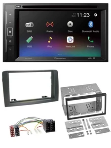 Pioneer Bluetooth MP3 USB 2DIN DAB DVD Autoradio für Fiat Idea (ab 05) - grau - Bild 1 von 8