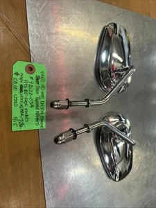Harley Davidson oem LH/RH Chrome Short Stem Tapered Mirrors #92022-03A - Bild 1 von 7