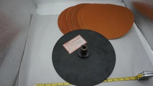 Shopsmith Mark V 12 pulgadas Disco de lijado de acero NOS con 6 papel de lija ENVÍO GRATUITO - Imagen 1 de 4