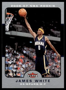 2006-07 Fleer #223 James White - Imagen 1 de 2