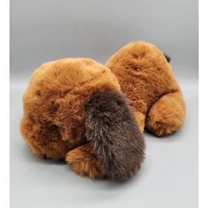 Peluche Walmart Vintage Perro Cachorro 15" Marrón Peluche Juguete Dos Tonos Nariz Negra - Imagen 1 de 12