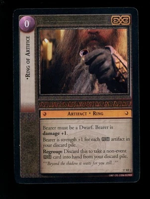 LOTR TCG Rise of Saruman Foil 17RF1 Ring of Artifice - Image 1 of 4