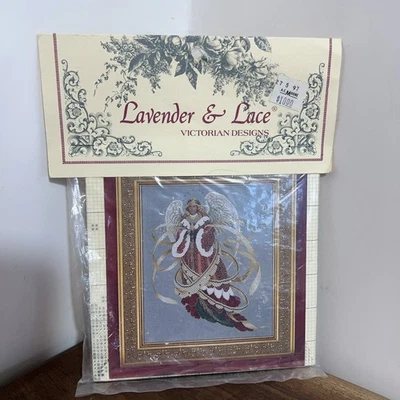 Lavender & Lace Angel of Christmas Cross Stitch Pattern L&L 39 New In Package - Image 1 of 4