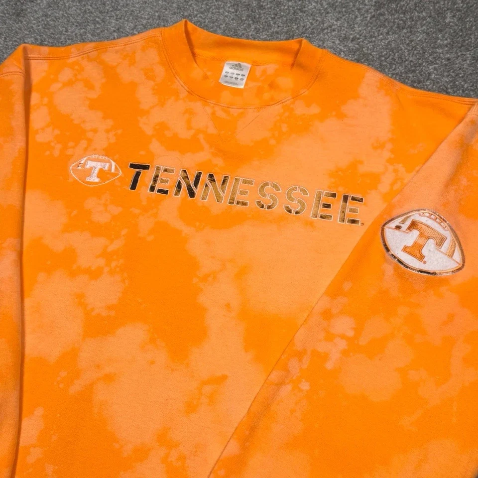 Tennessee Volunteers Sudadera Hombres XL Adidas Naranja Cuello Redondo Pullover Suéter Foto 1 de 4