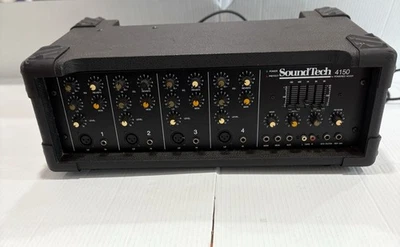 SoundTech 4150 Powered Audio Mixer 4 Channel - Image 1 of 4