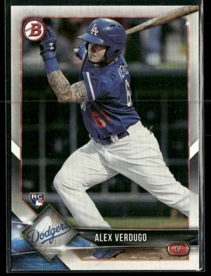 2018 Bowman Alex Verdugo RC #72 Los Angeles Dodgers - Image 1 of 2