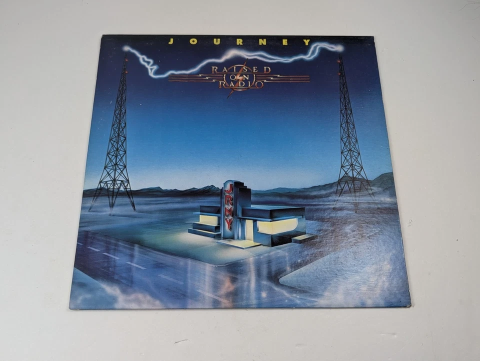 Journey Raised on Radio Vinyl LP Original 1986 First Pressing OG Rock Album - Image 1 of 4