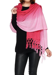 Layers by Lizden Marvelush ONE SIZE Ombre 3-in-1 Poncho PINK - Picture 1 of 5