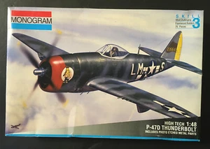VINTAGE Monogram P-47D Thunderbolt High 1/48 1993 Open Box Parts Sealed - Picture 1 of 3