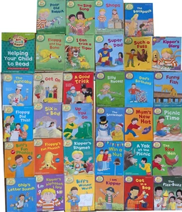 Biff Chip Kipper Oxford Reading Tree Level 1-3 34 book set (inc diary + manual) - Picture 1 of 6