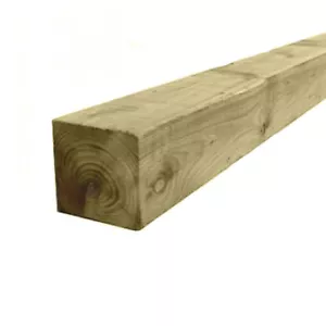 More details for wooden fence posts treated wooden fencing timber gate post all size and lengths